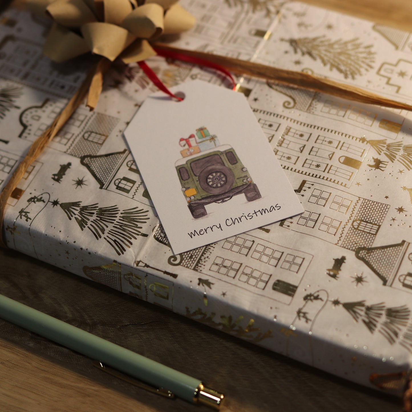 Defender Christmas Gift Tags