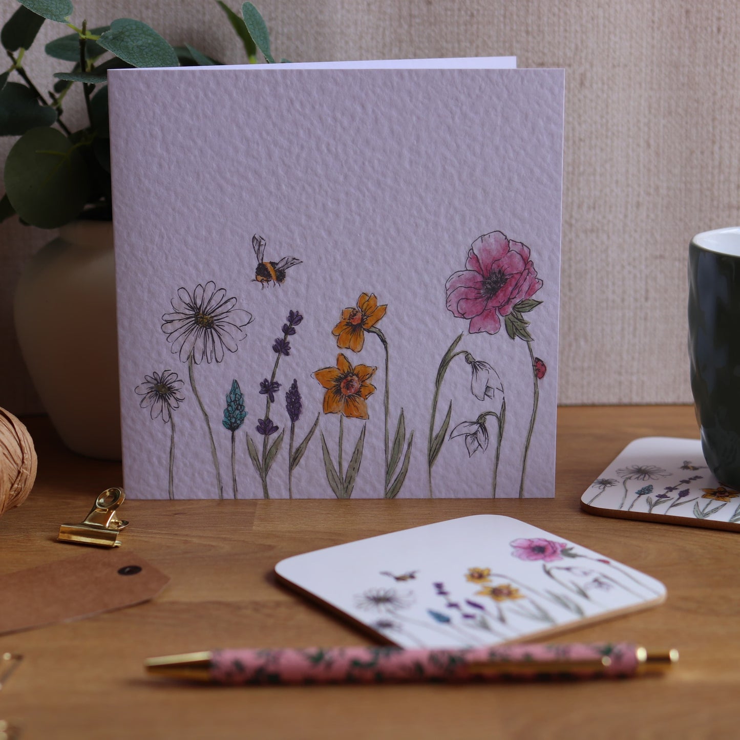 Spring Flower Coaster