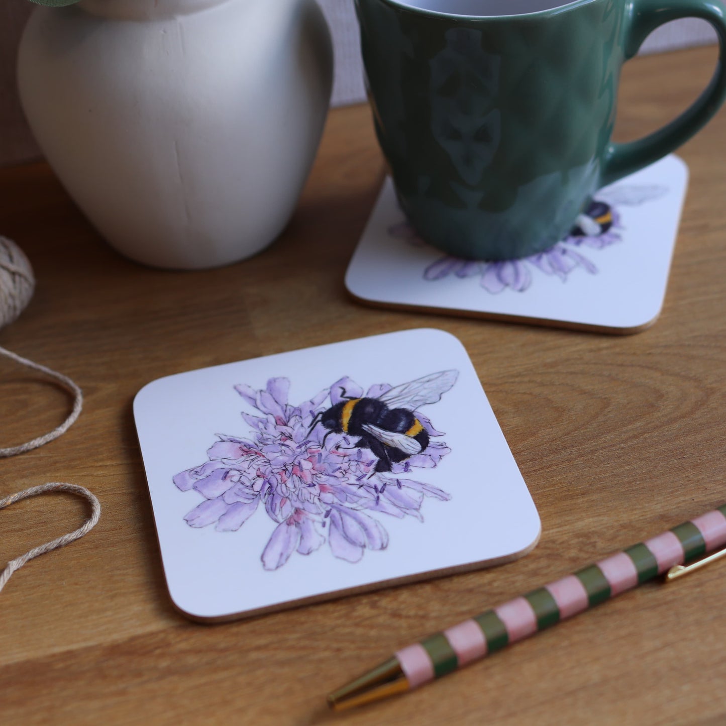 Flower Bee Coaster