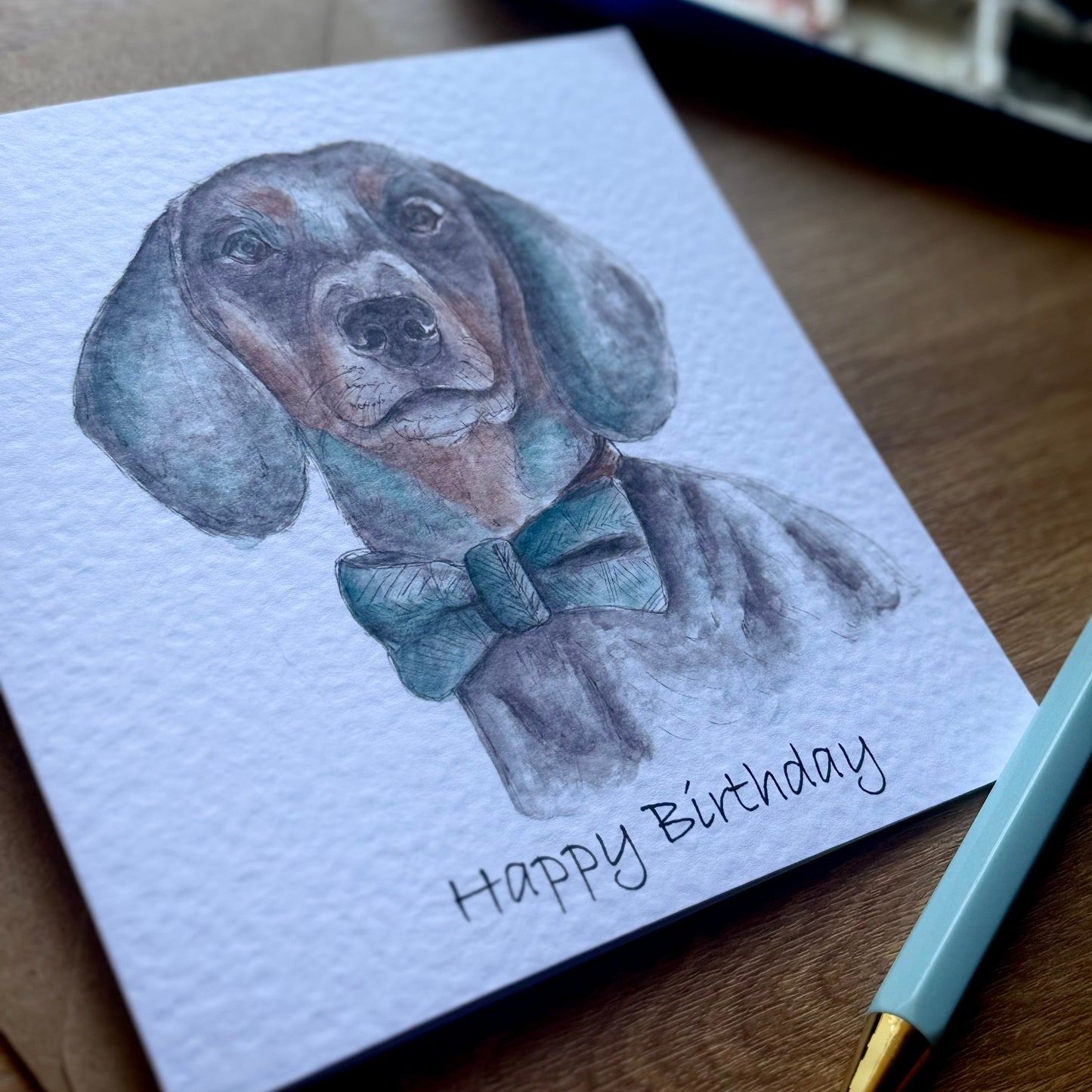 Dachshund Birthday Card
