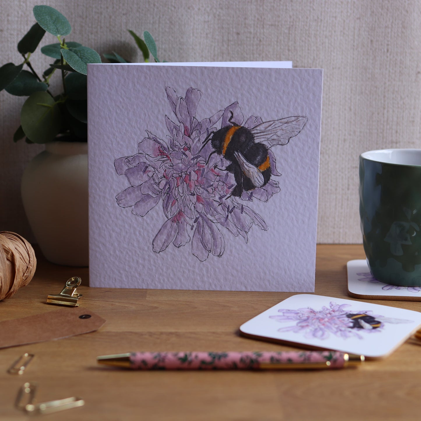 Flower Bee Coaster