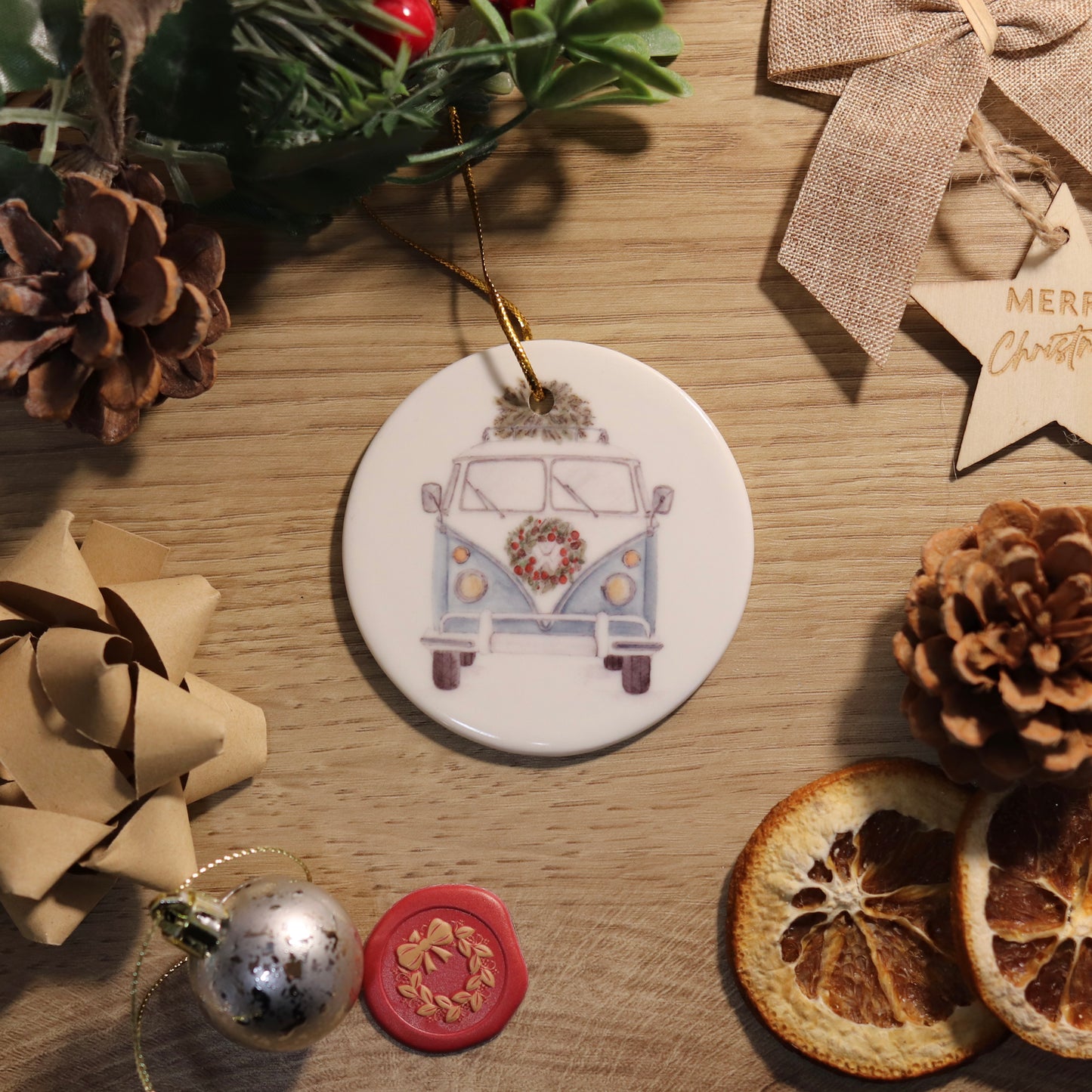 Campervan Christmas Ornament