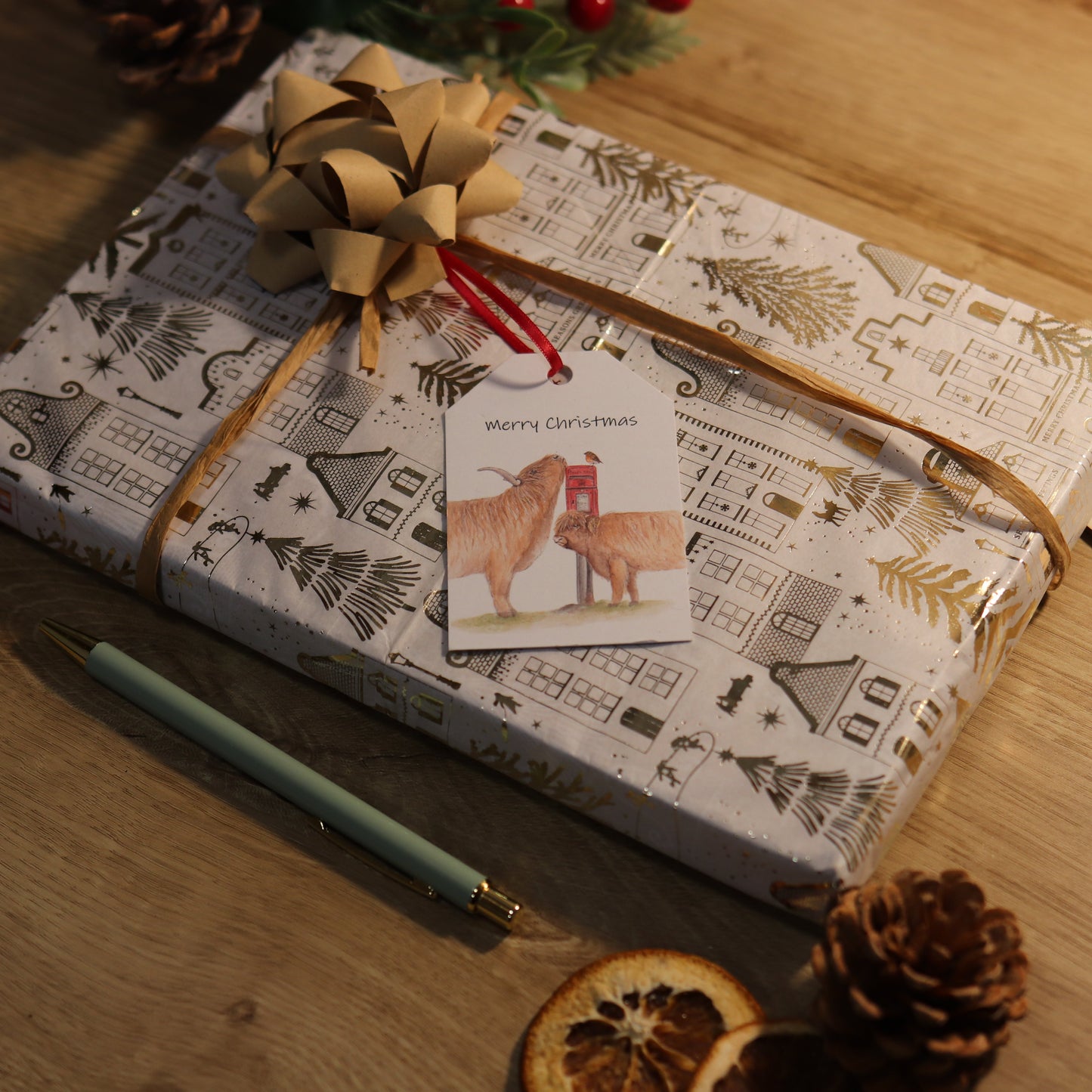 Highland Cows Gift Tag