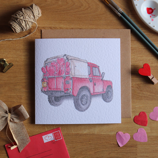 Defender With Love Greetings Card