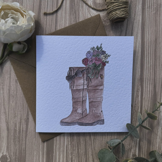 Country Wedding Greeting Card