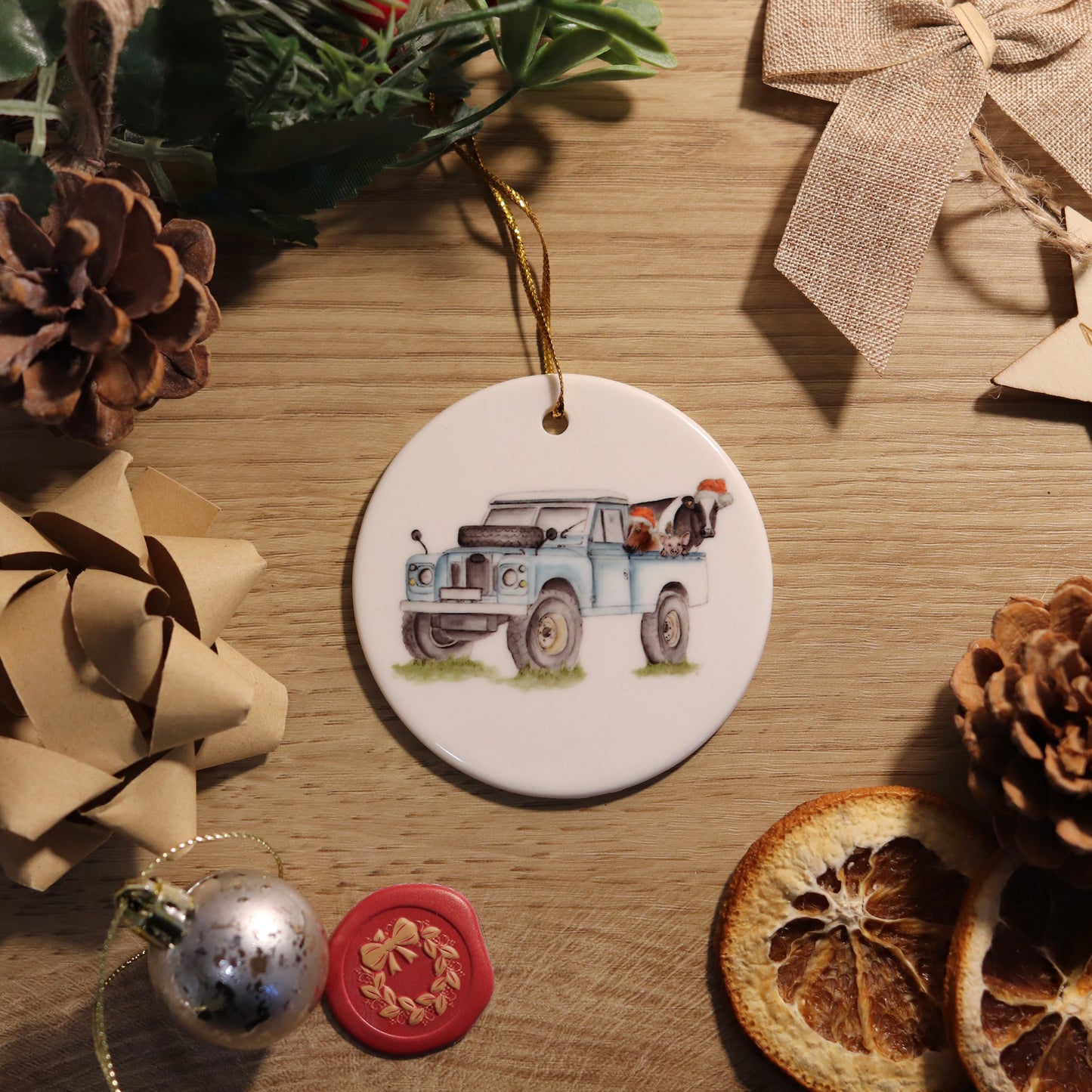 Festive Defender Ornament