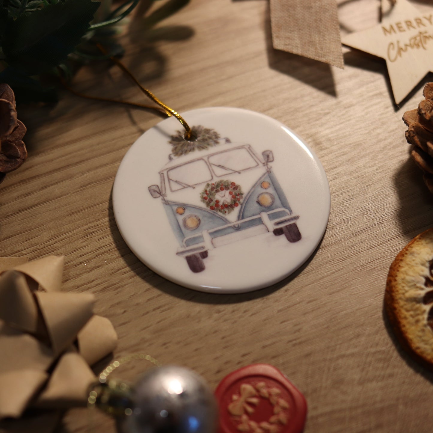 Campervan Christmas Ornament