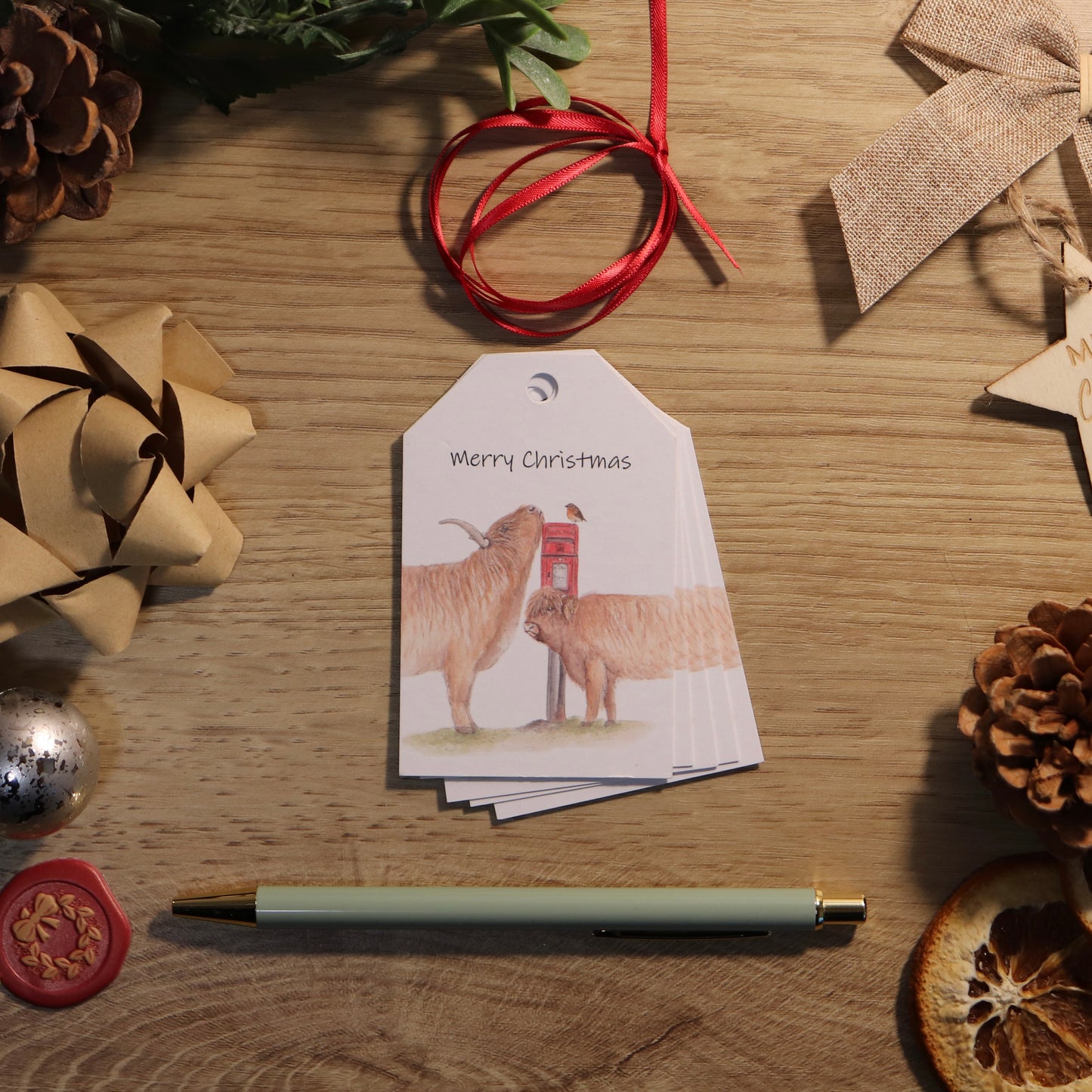 Highland Cows Gift Tag