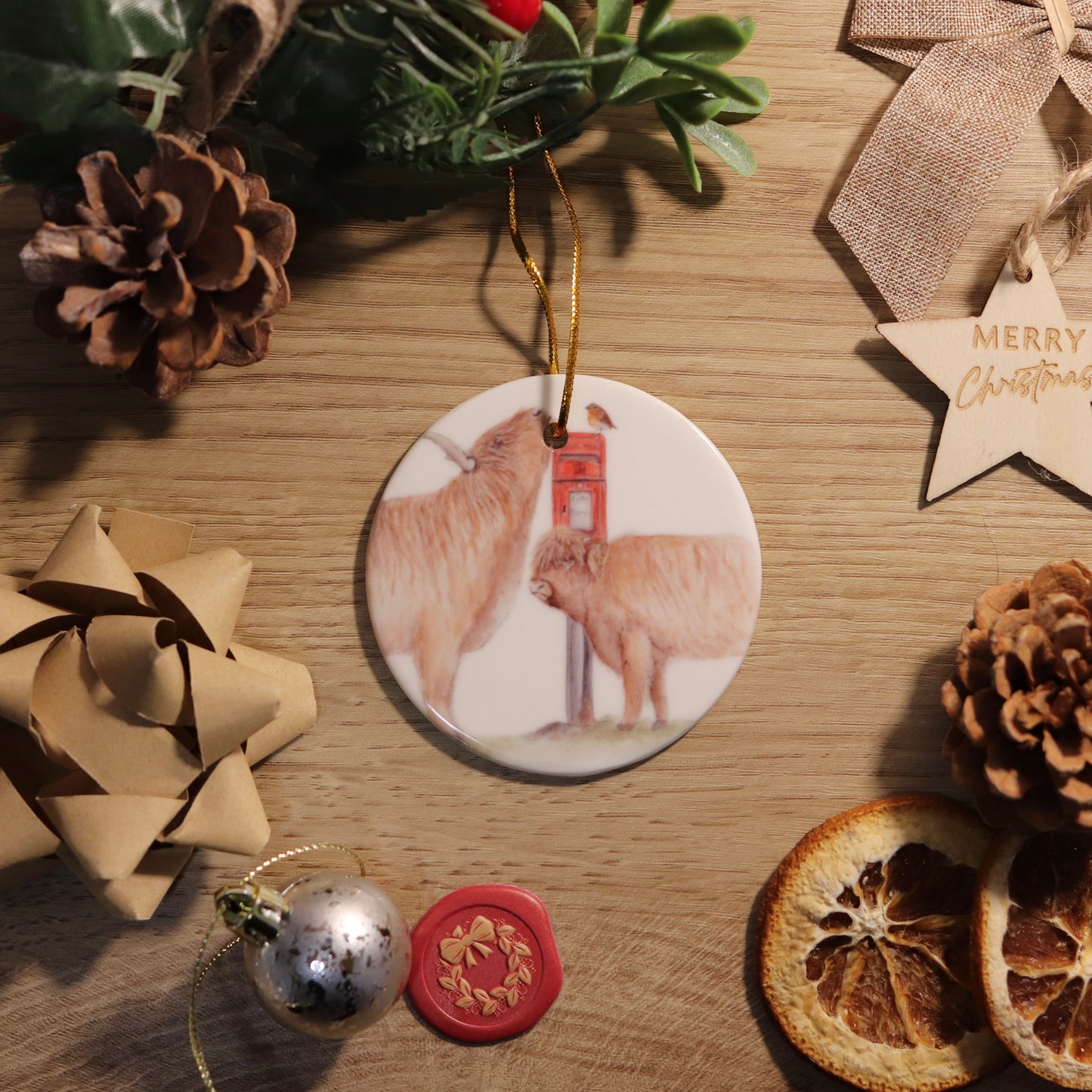 Highland Cows Ornament