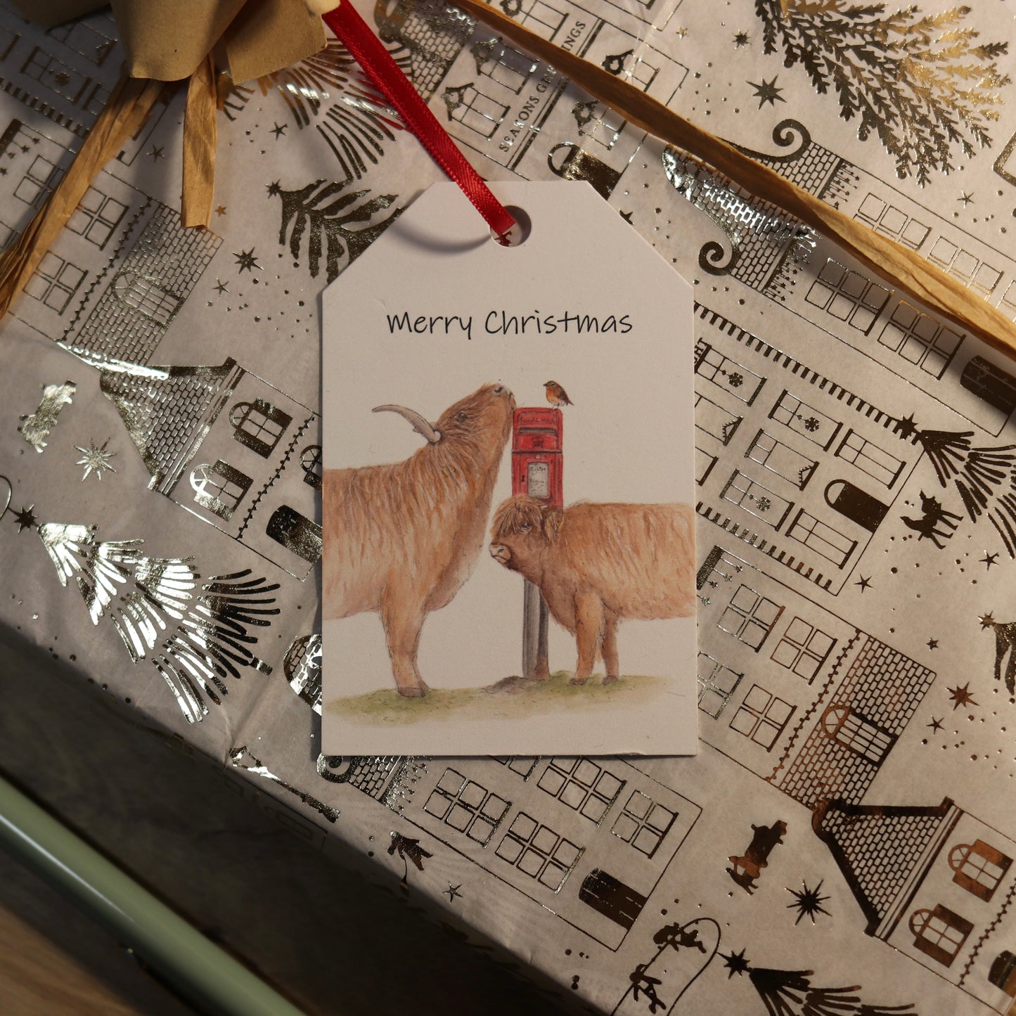 Highland Cows Gift Tag