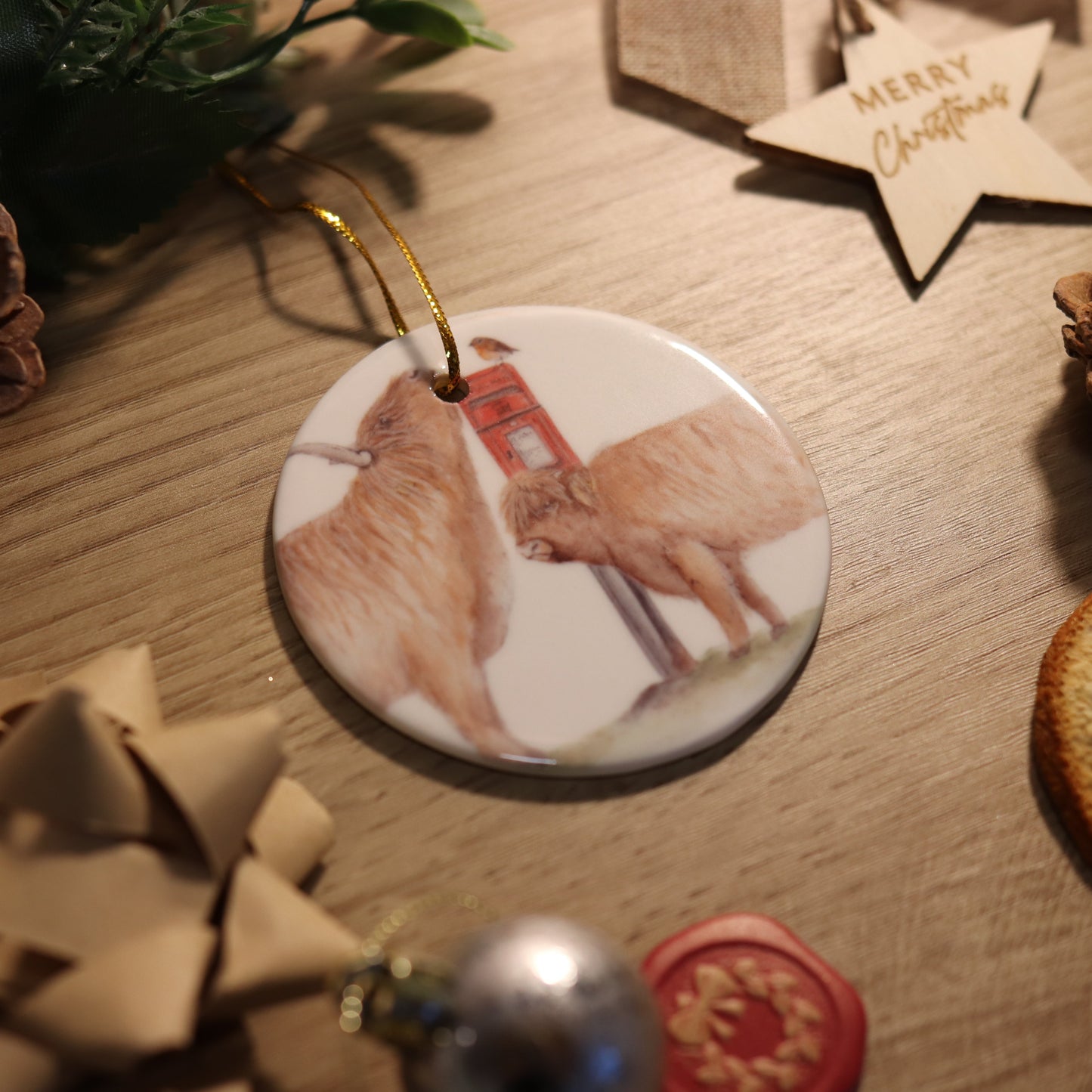 Highland Cows Ornament