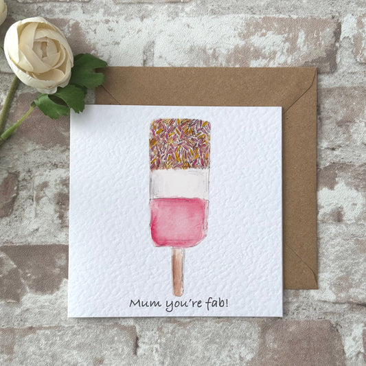 Fab Lolly Greeting Card