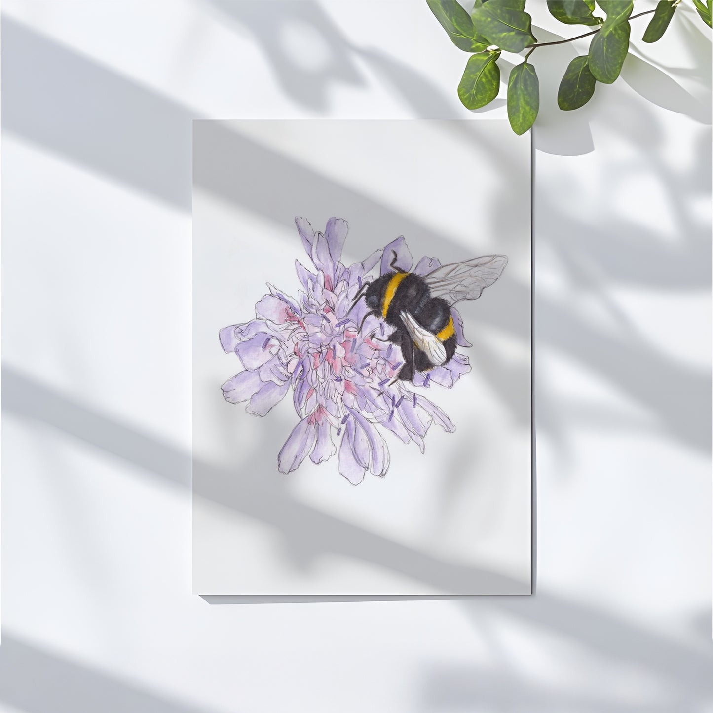 Flower Bee Print