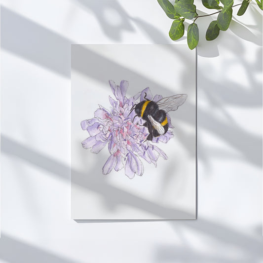 Flower Bee Print