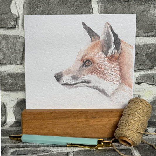 Fox greetings card