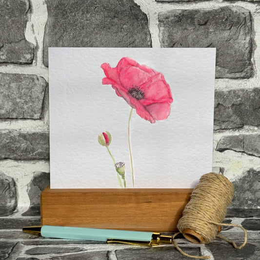Poppy Greetings Card