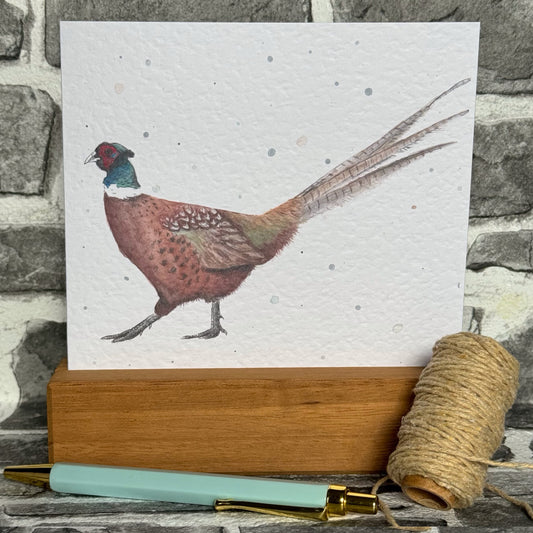 Pheasant greetings card