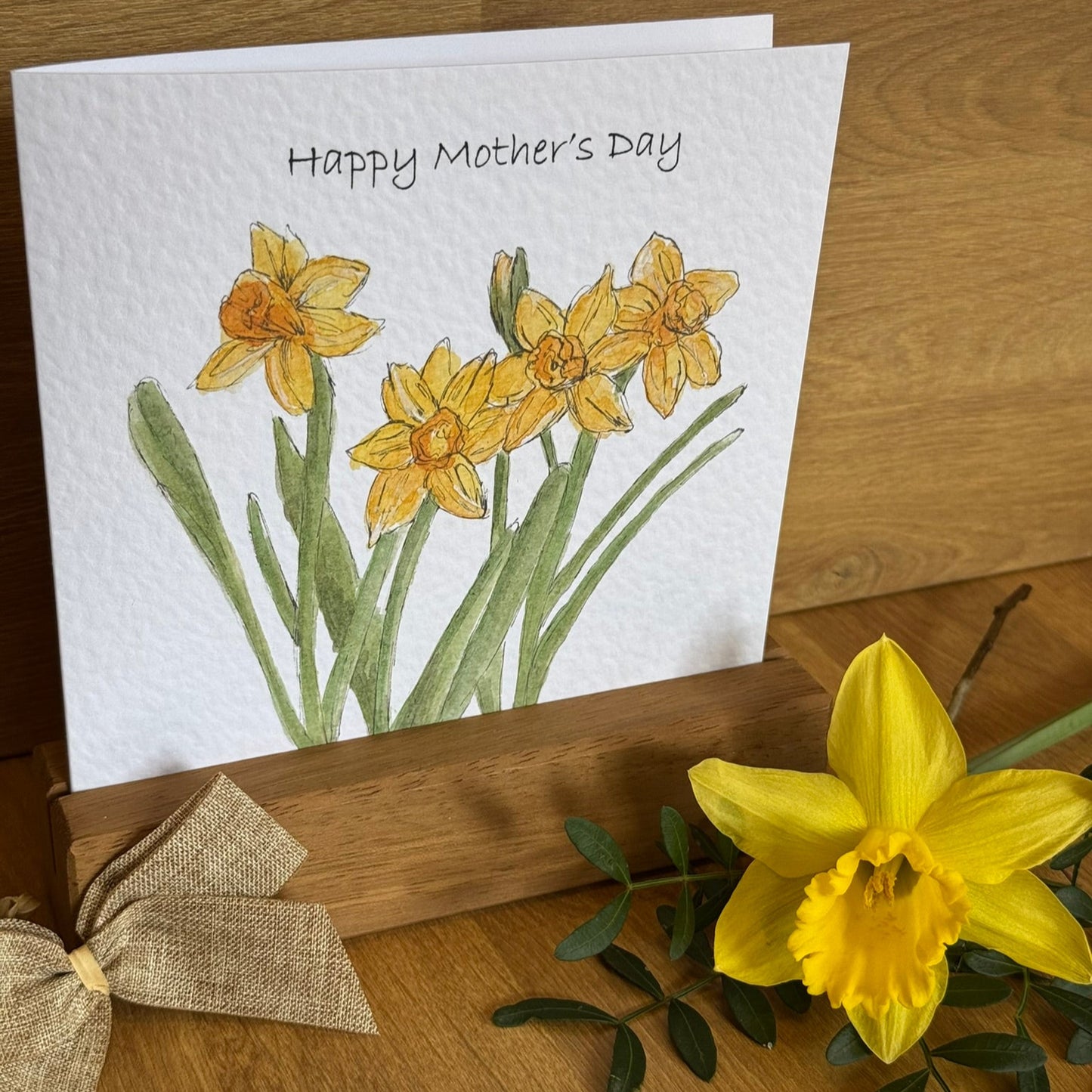 Spring Daffodils Greetings Card