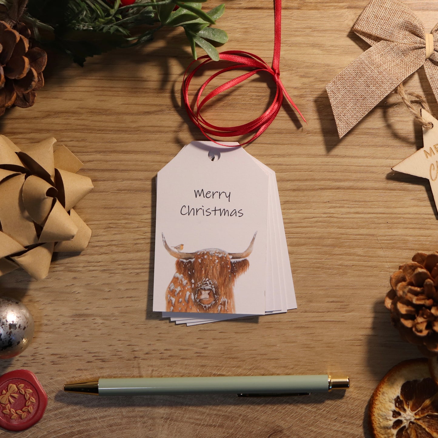 Highland Cow Gift Tags