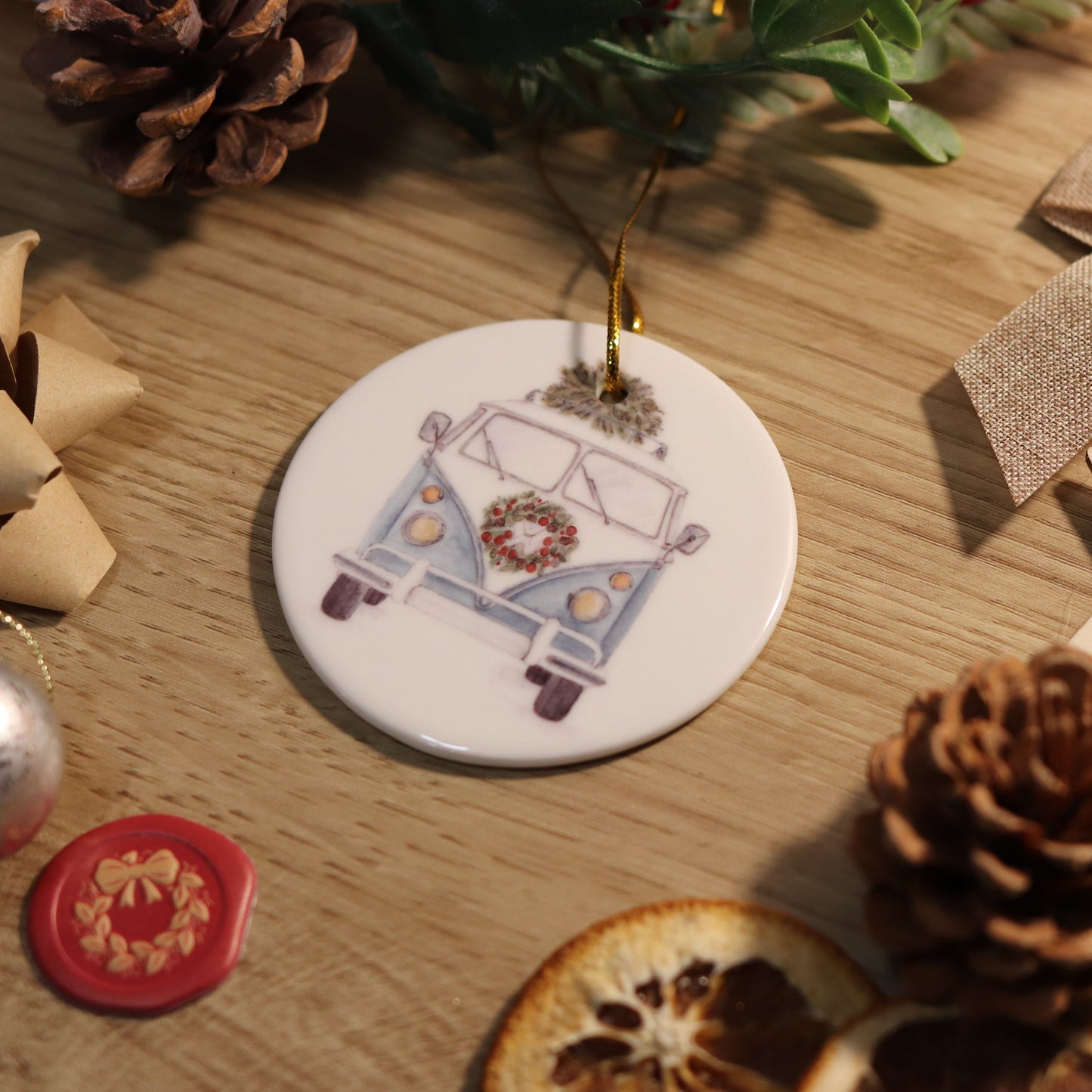 Campervan Christmas Ornament