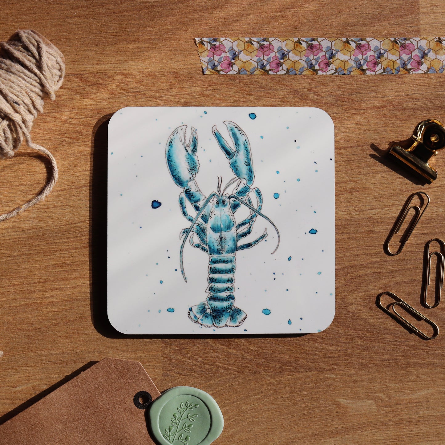 Blue Lobster Coaster