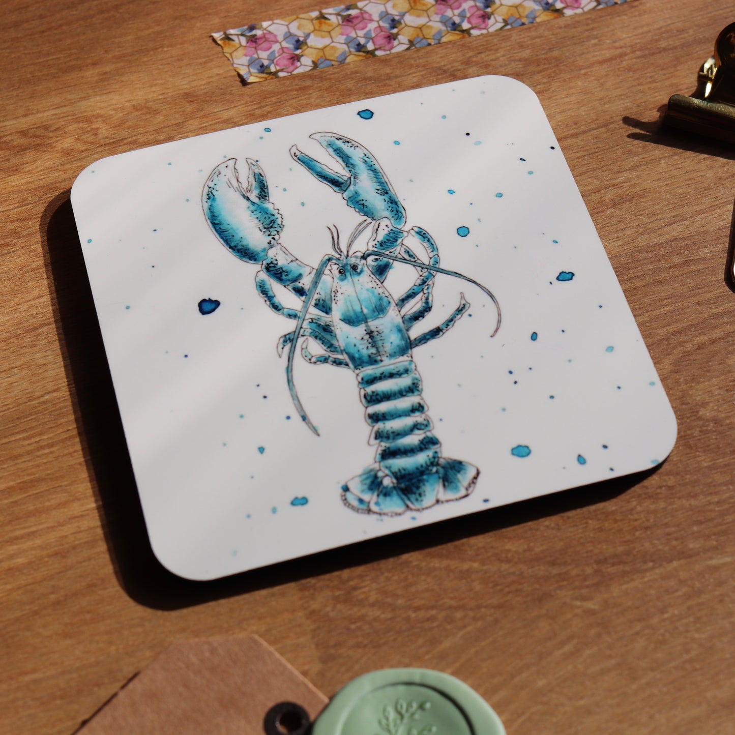 Blue Lobster Coaster