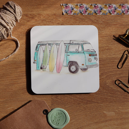 Surf Campervan Coaster