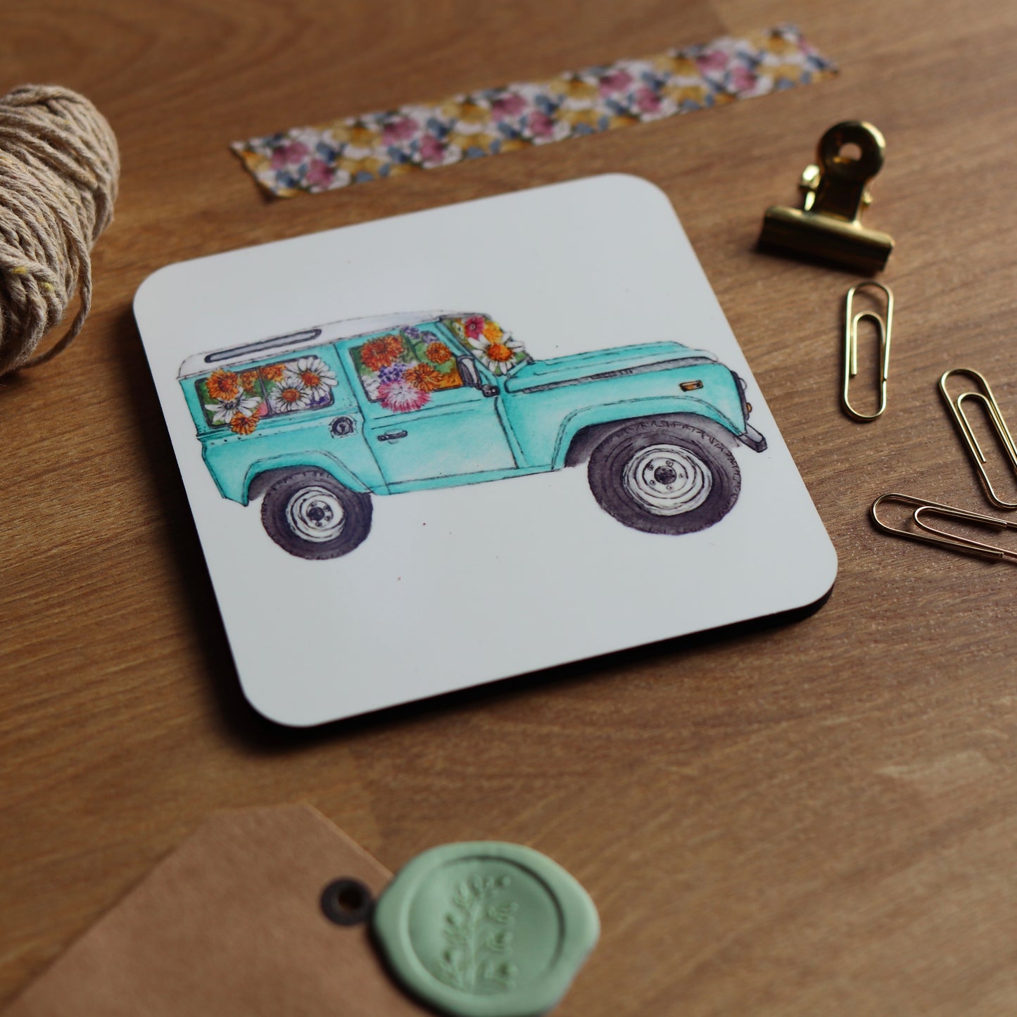 Floral Defender Coaster