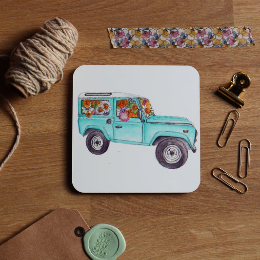 Floral Defender Coaster