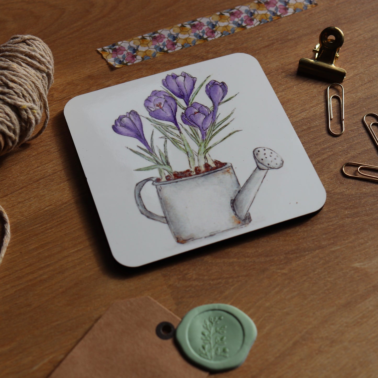 Crocus Coaster