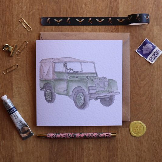 Classic Defender Greeting Card