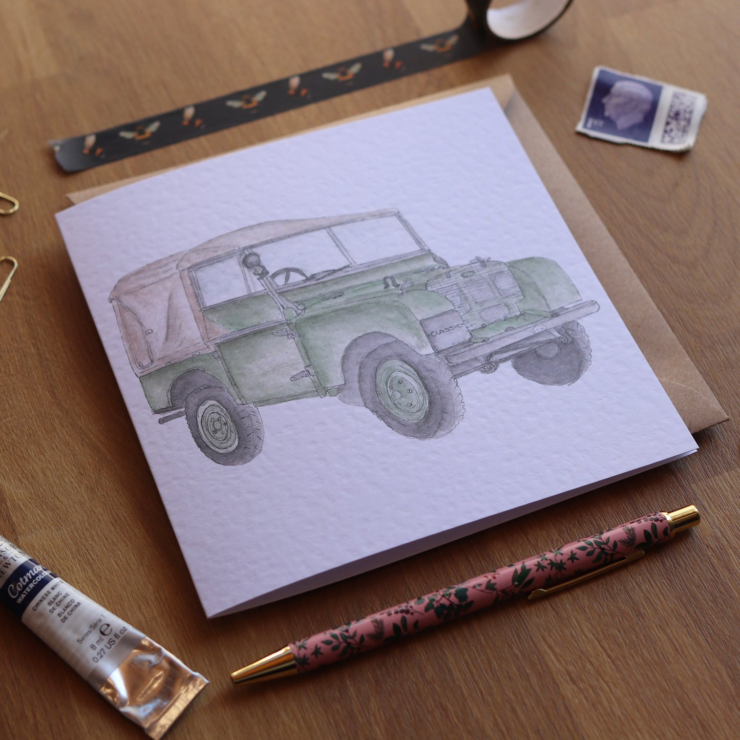 Classic Defender Greeting Card