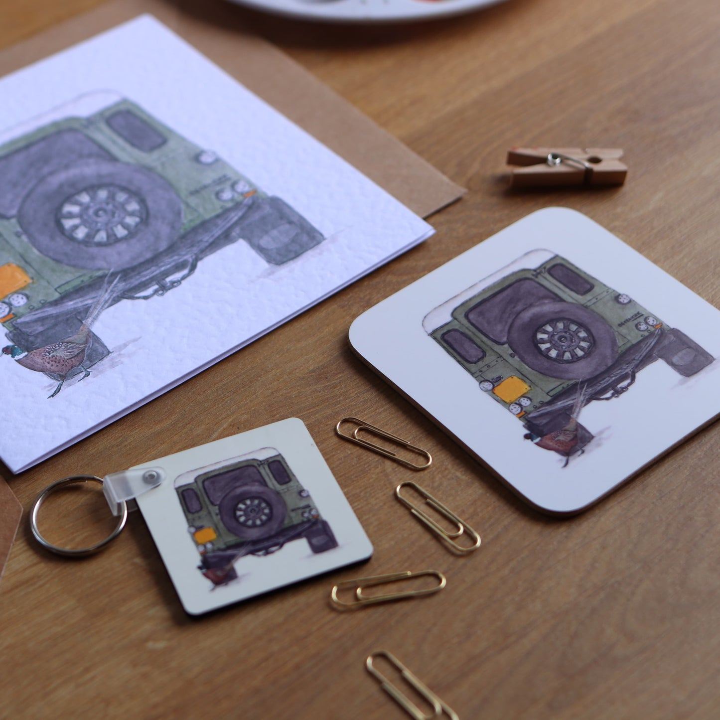 Country Defender Keyring