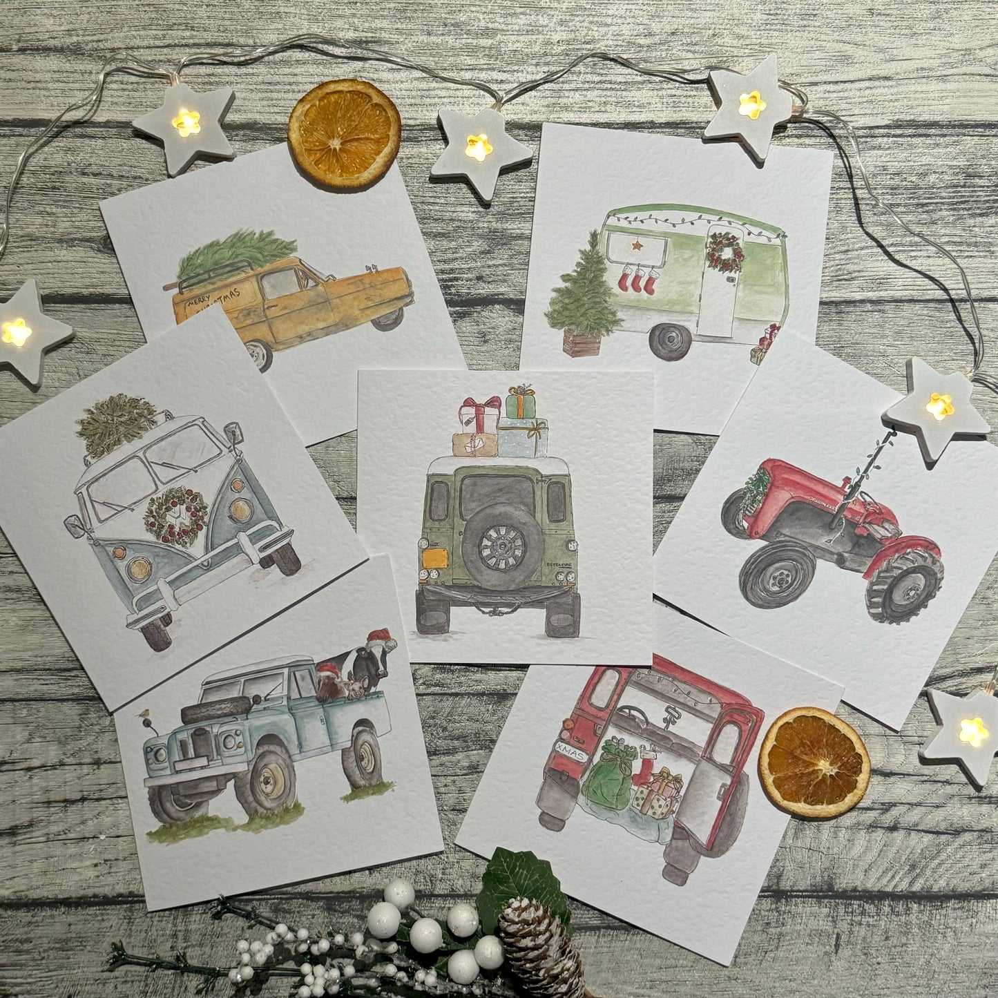 Defender Presents Christmas Card