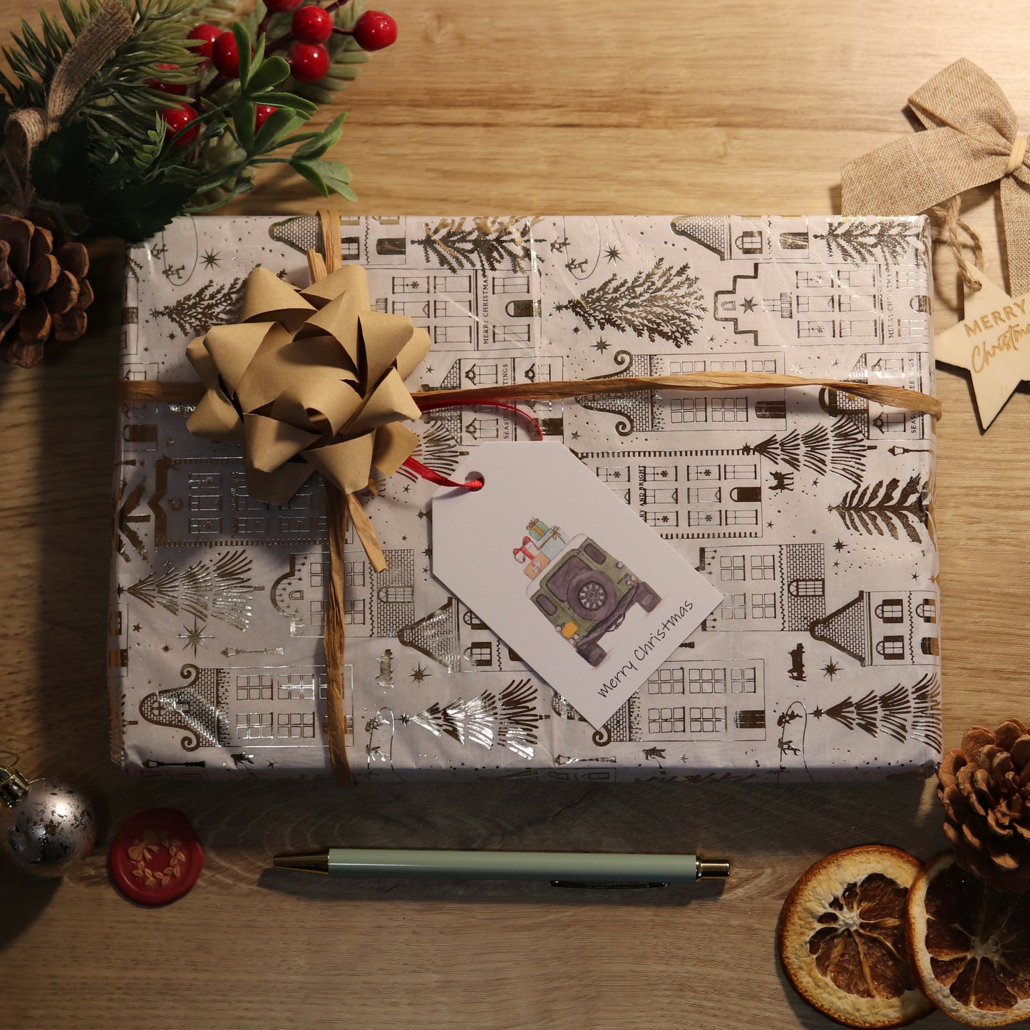 Defender Christmas Gift Tags