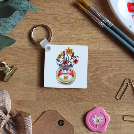 Marmite Mum Keyring
