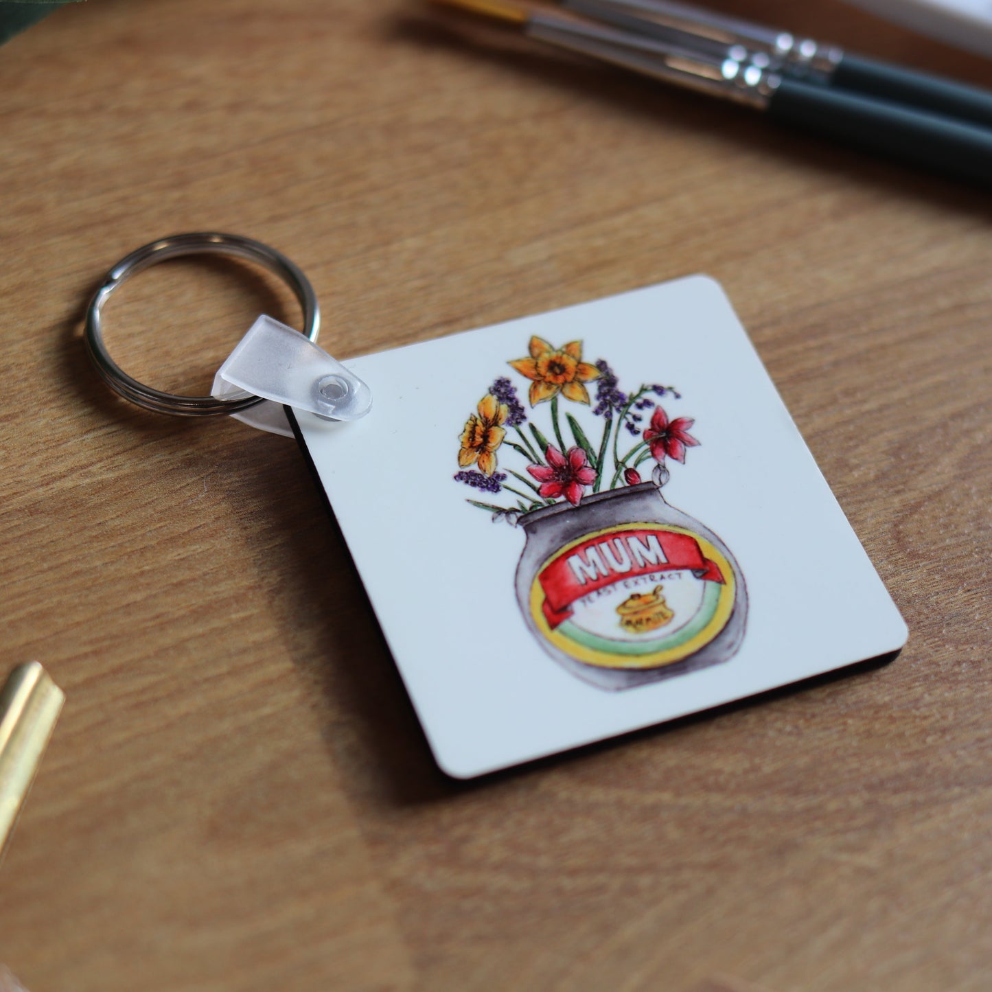 Marmite Mum Keyring