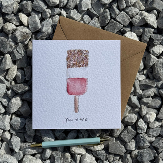 Fab Lolly Greeting Card