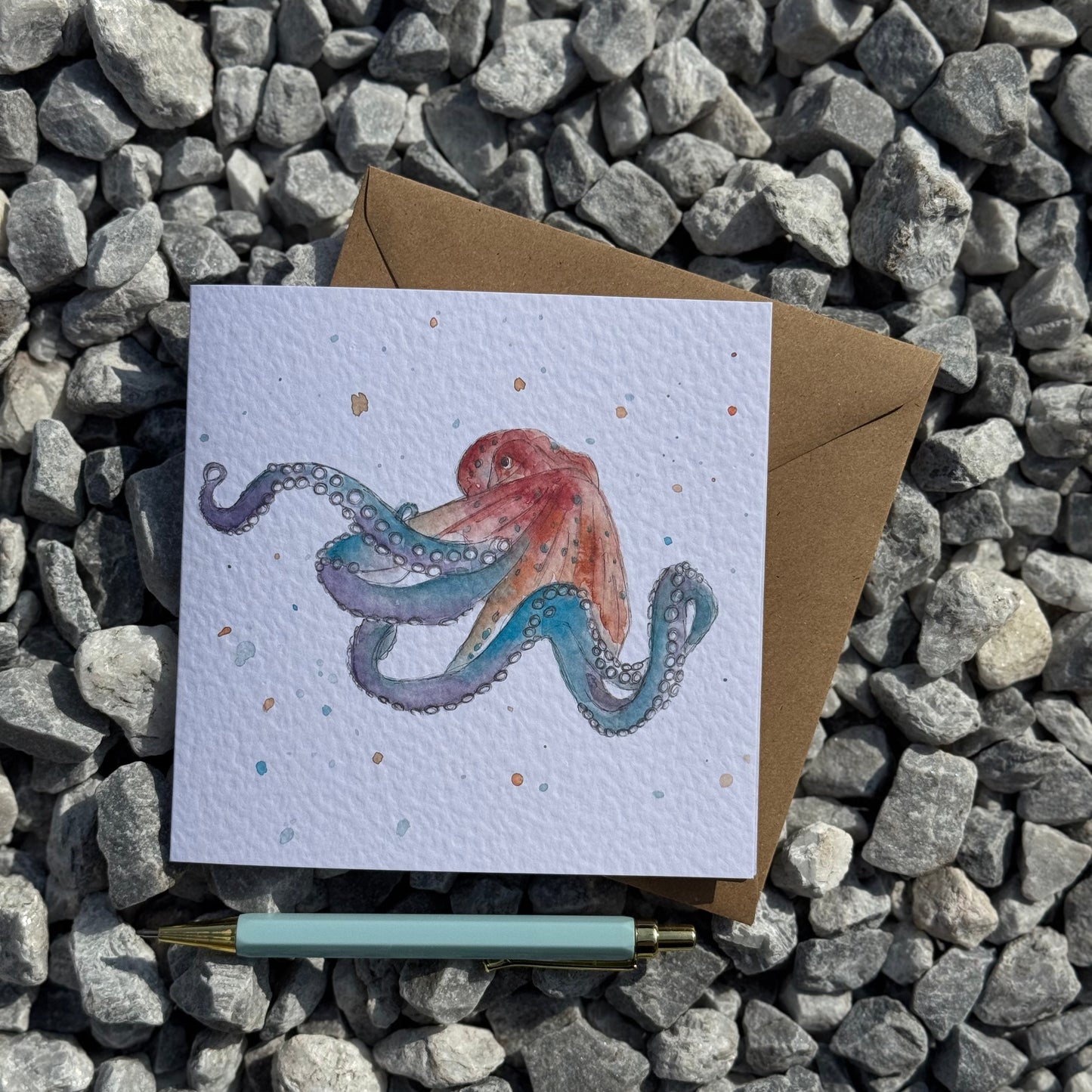 Octopus Greetings Card