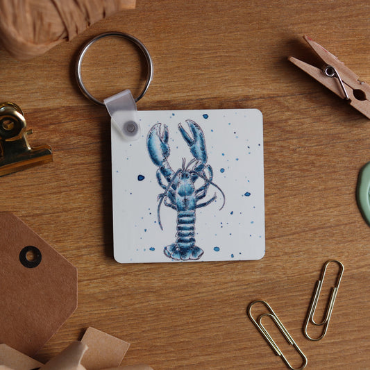 Blue Lobster Keyring