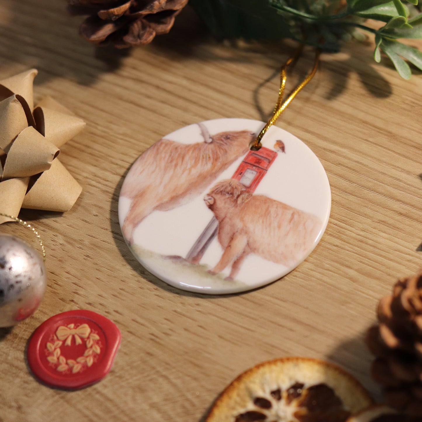 Highland Cows Ornament